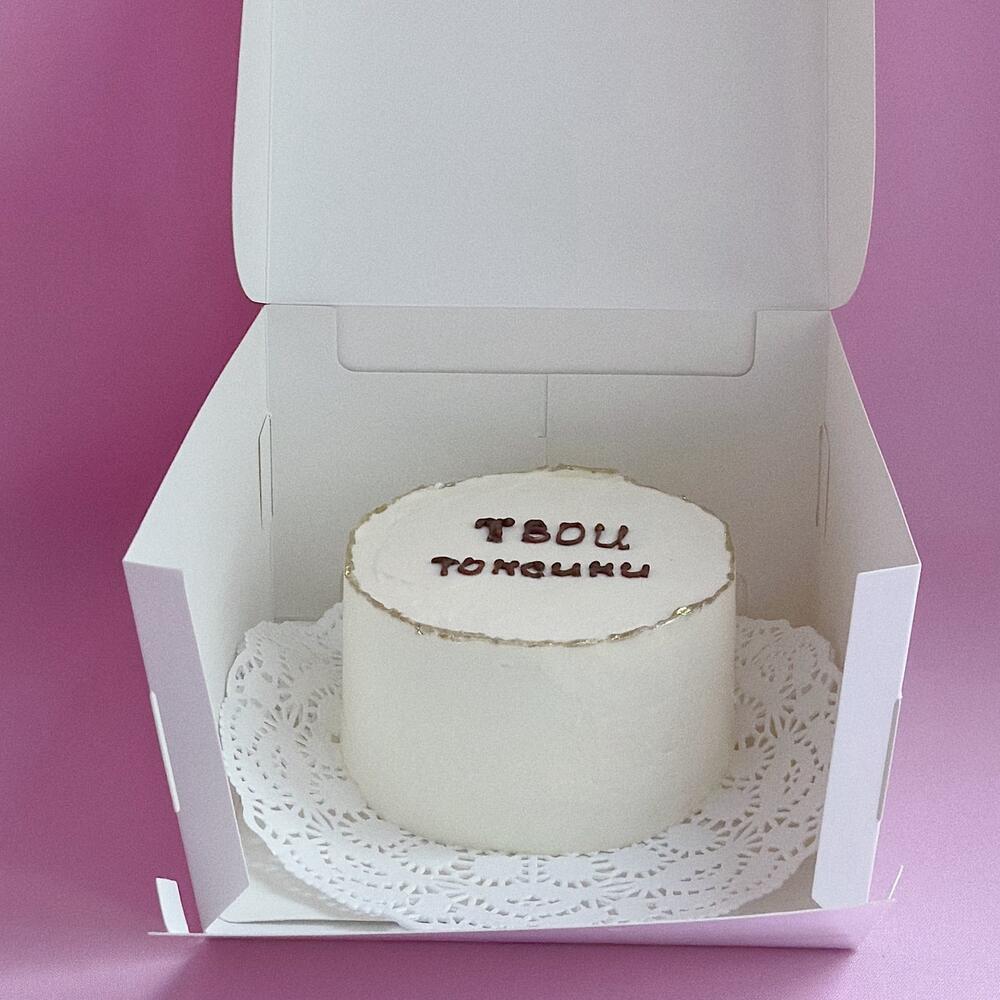 Бенто торт ванильный