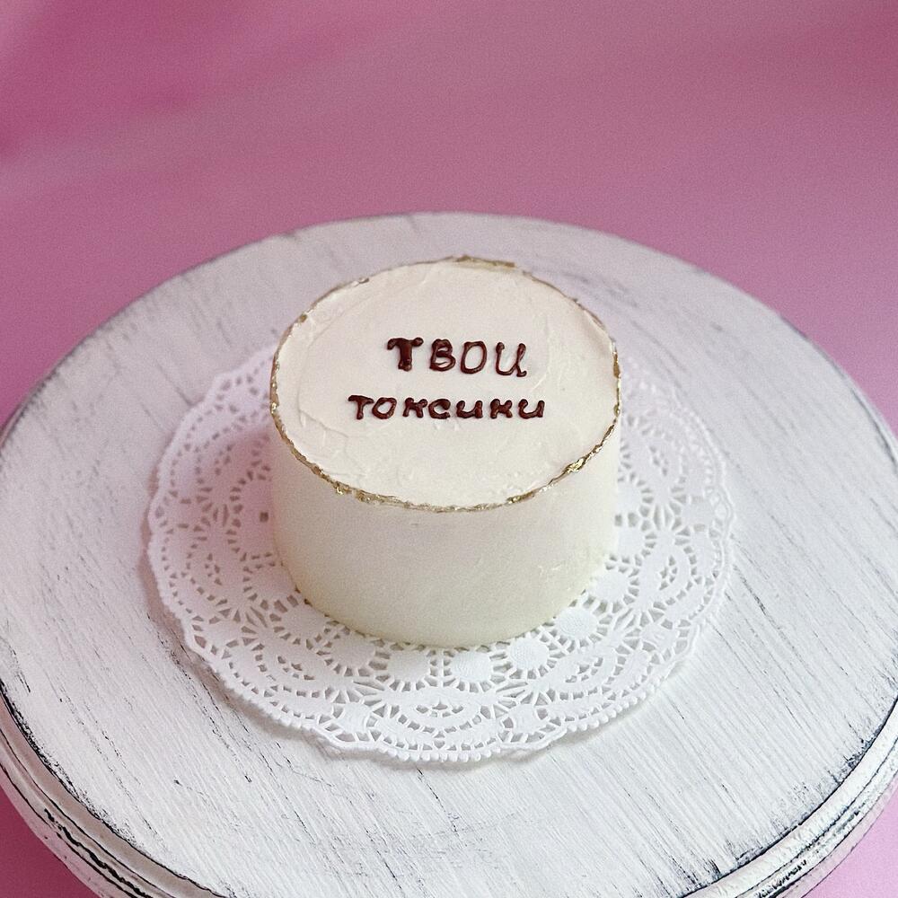 Бенто торт ванильный