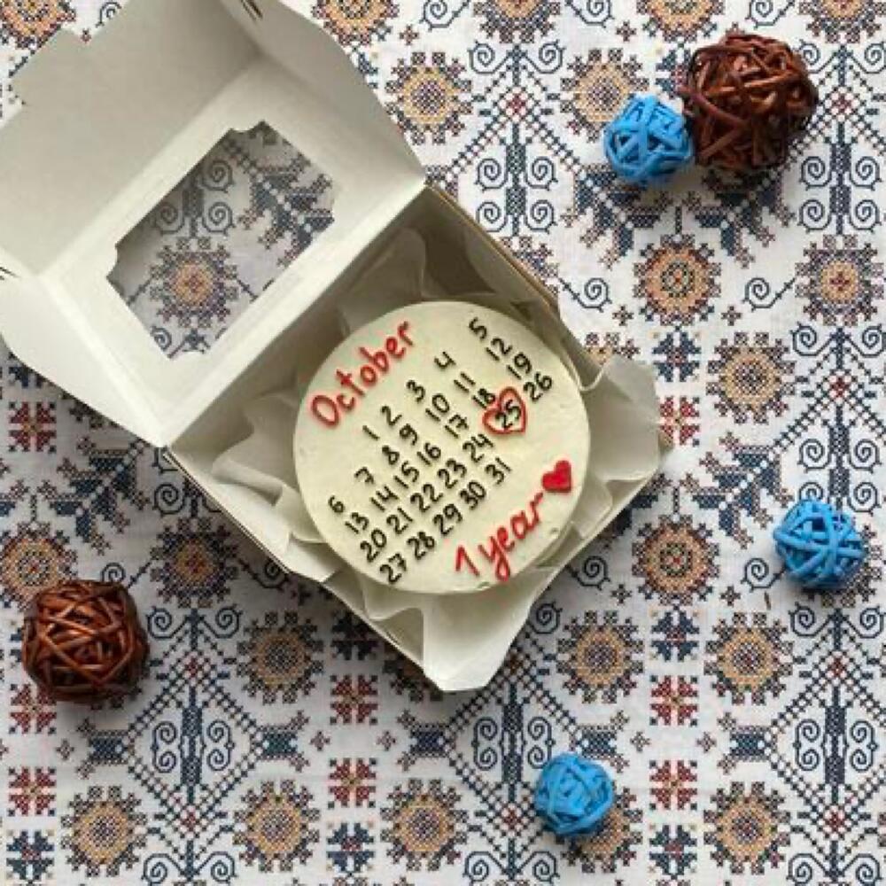 Бенто торт "Важная Дата"