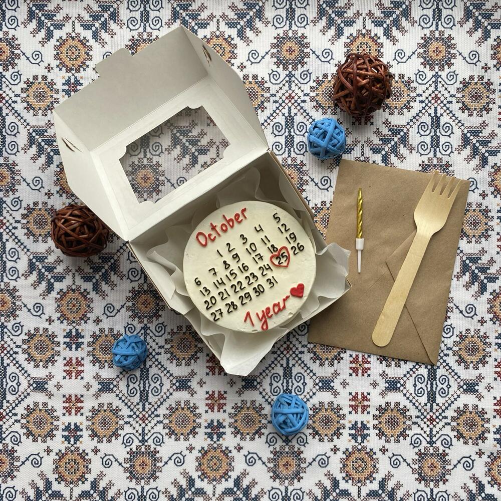 Бенто торт "Важная Дата"