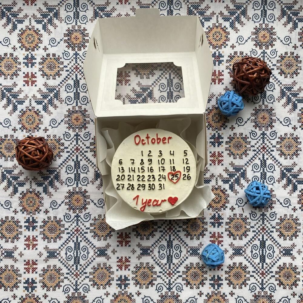 Бенто торт "Важная Дата"