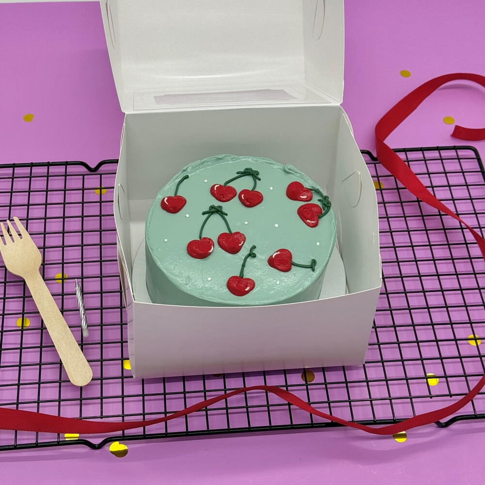 Бенто торт "Вишенки" в подарок на День рождения