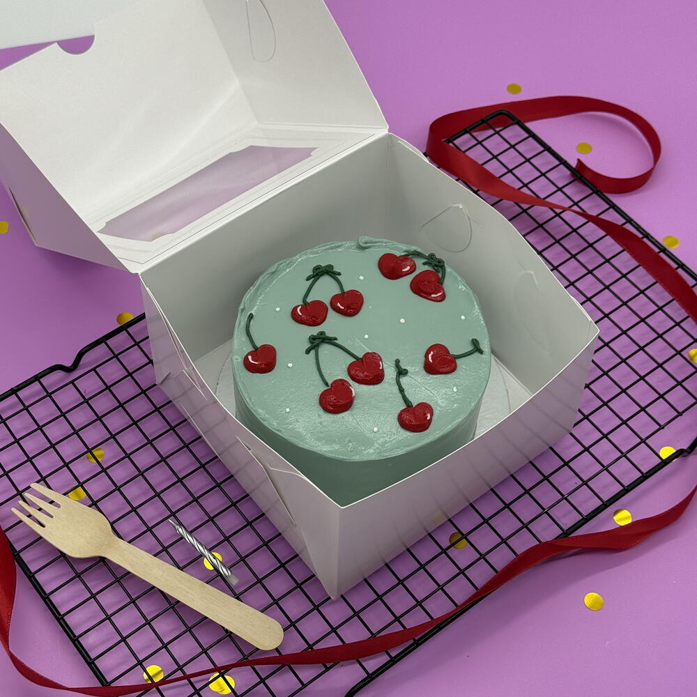 Бенто торт "Вишенки" в подарок на День рождения