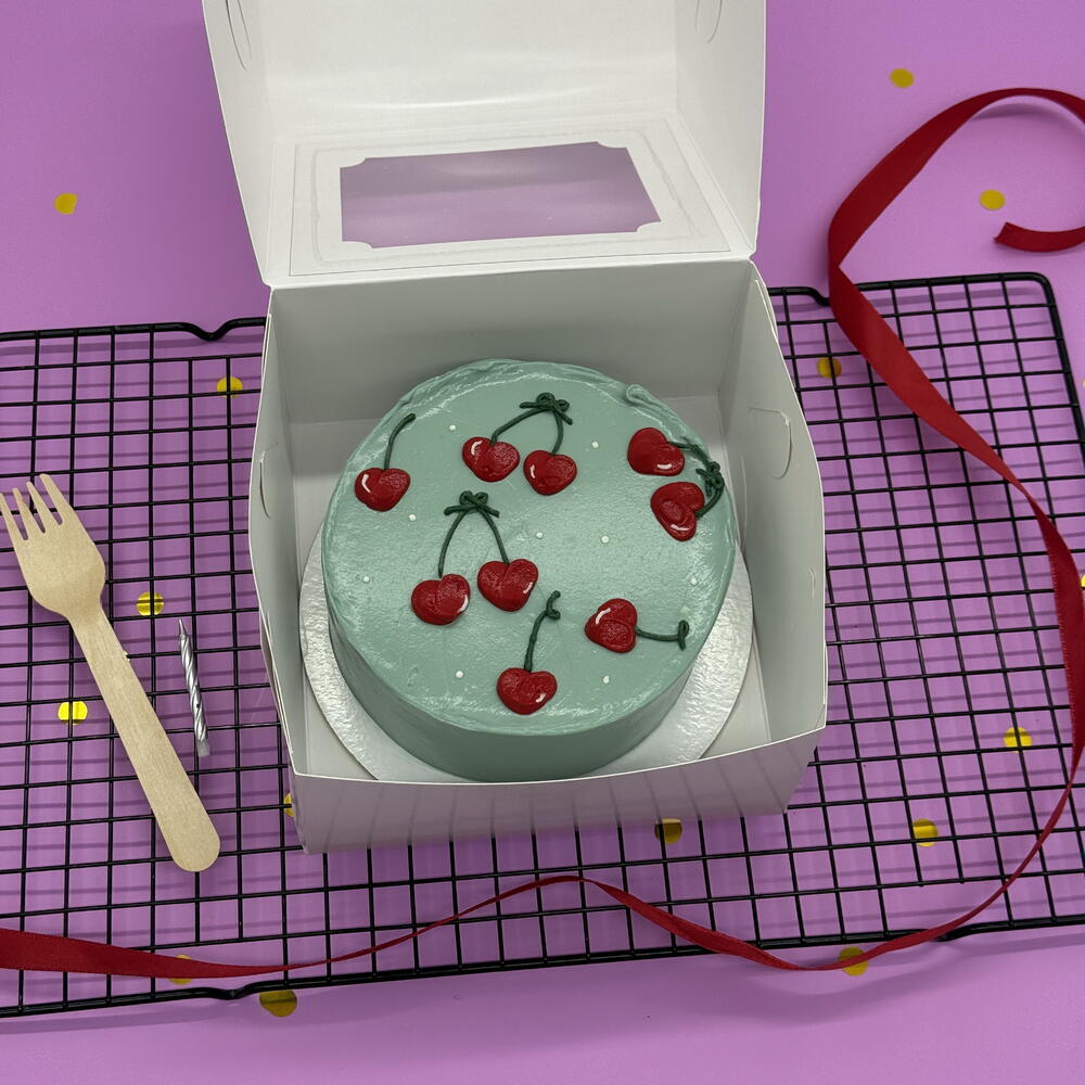 Бенто торт "Вишенки" в подарок на День рождения