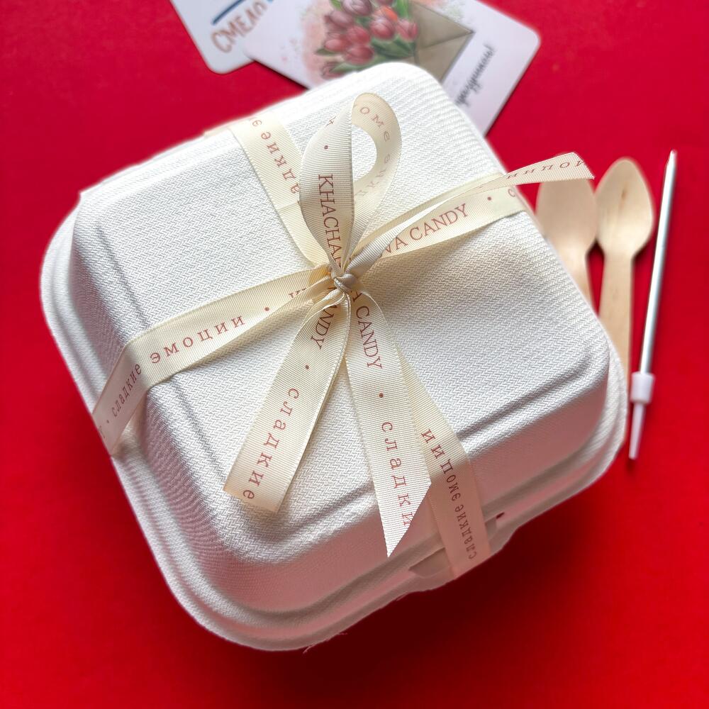 Бенто торт "вкуснее только ты" любимой, любимому, девушке, парню на годовщину, день влюбленных