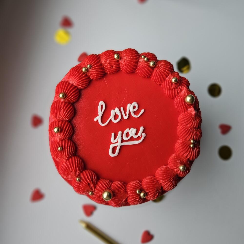 Бенто торт XL love you к 14 февраля