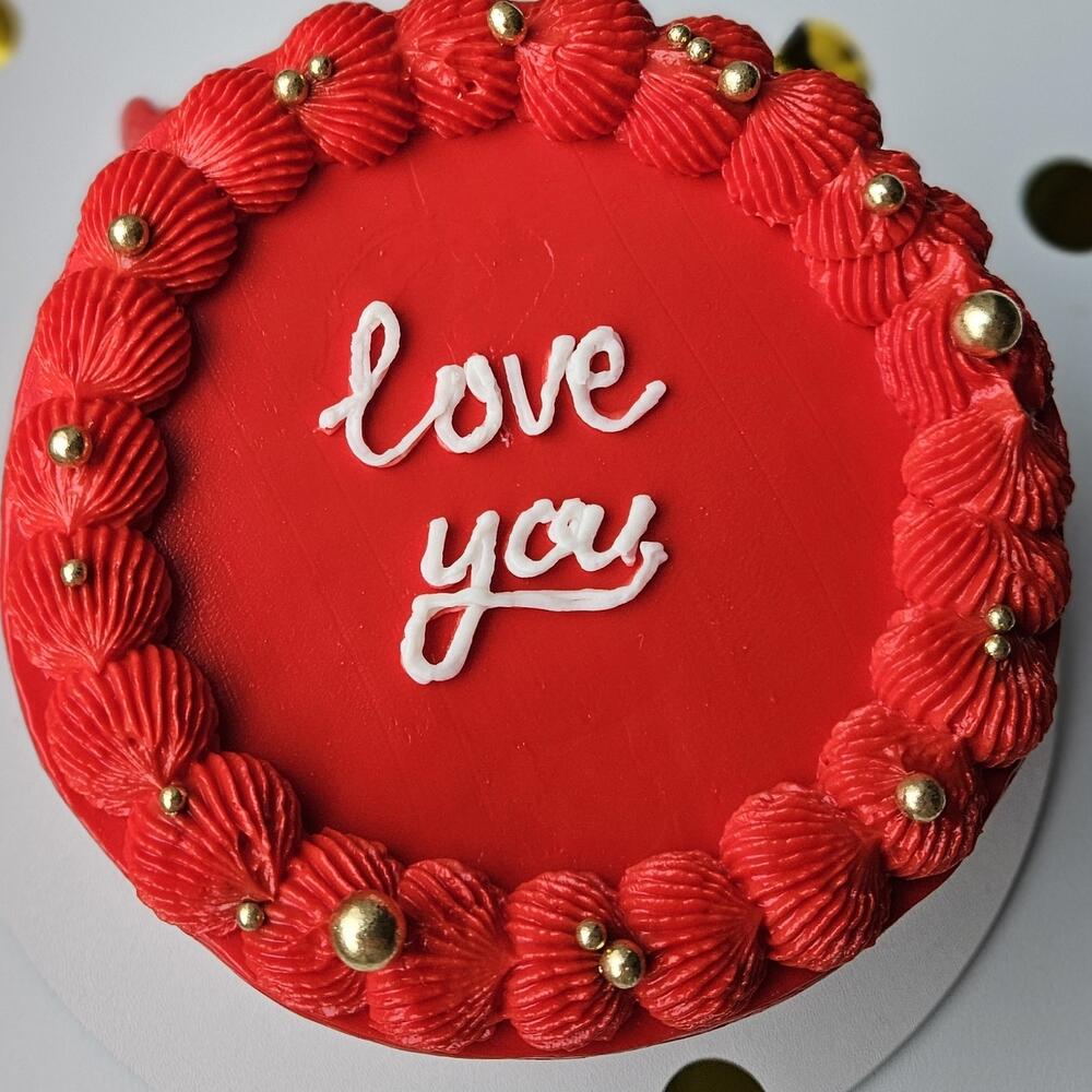 Бенто торт XL love you к 14 февраля