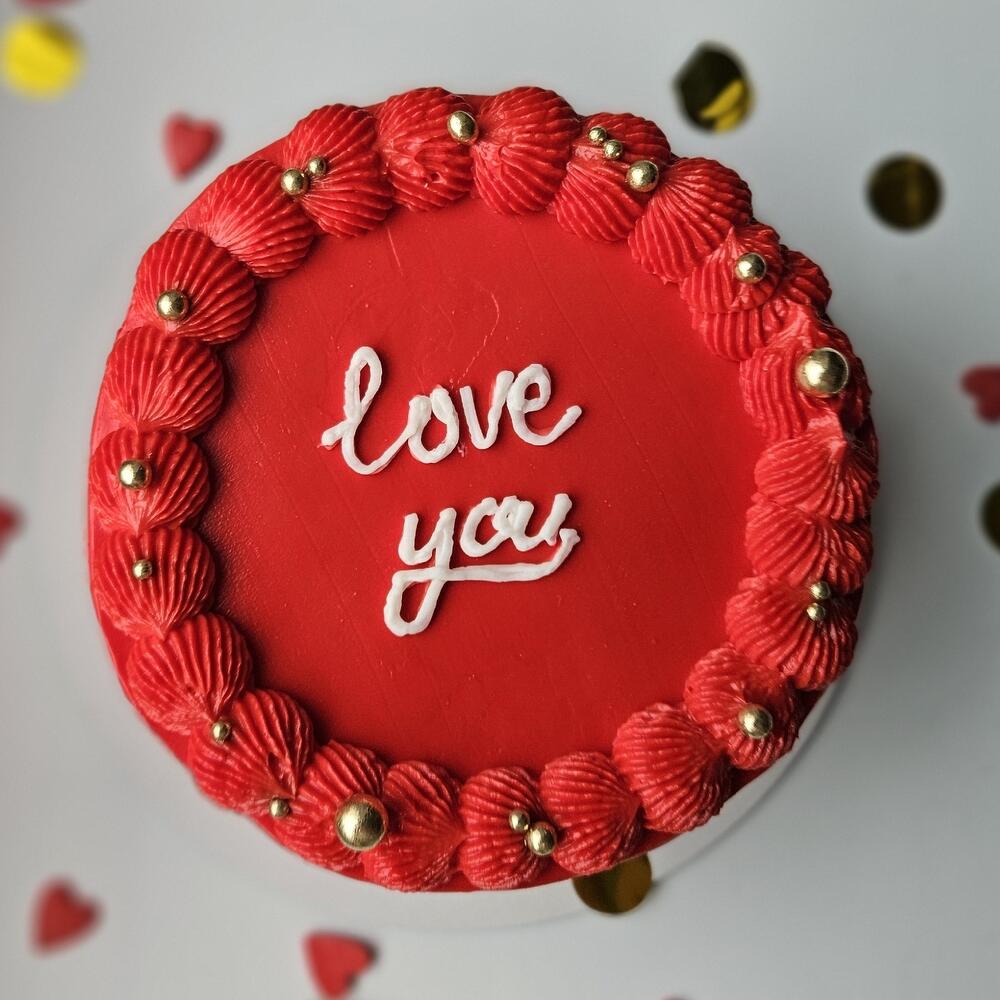 Бенто торт XL love you к 14 февраля