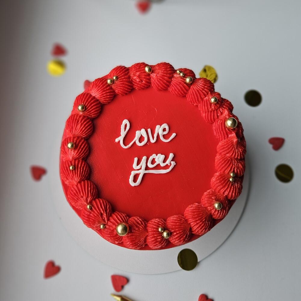 Бенто торт XL love you к 14 февраля