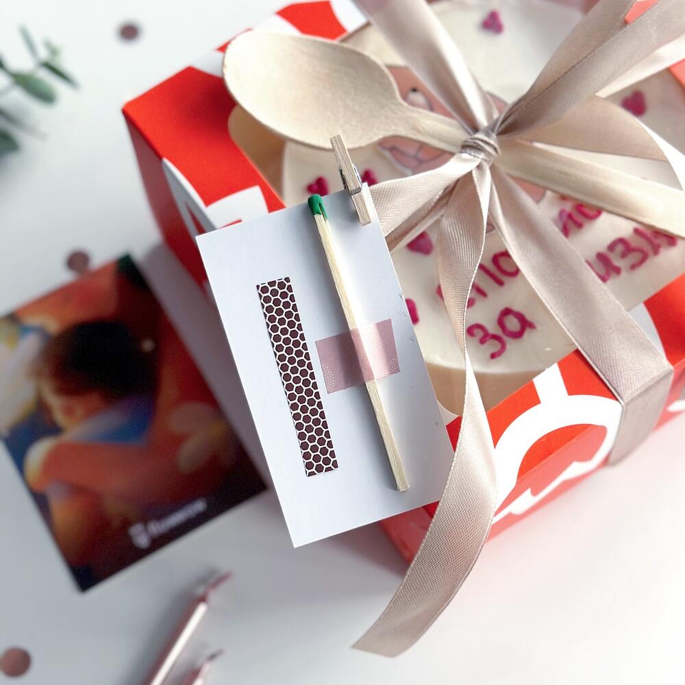 Бенто торт XL любимой маме с медведями