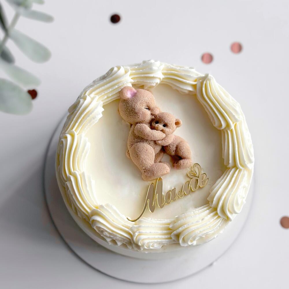 Бенто торт XL маме с шоколадными медведями