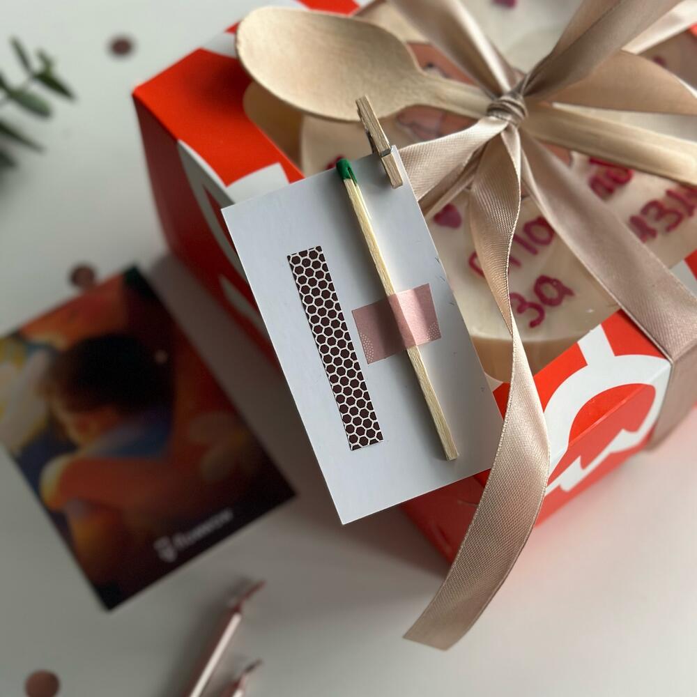 Бенто торт XL маме с шоколадными медведями