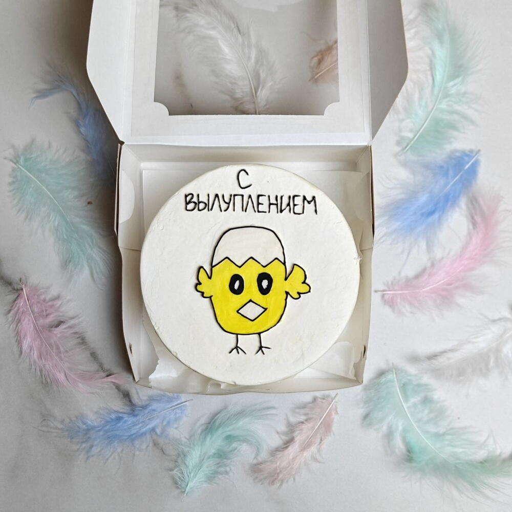 Бенто торт XL «С вылуплением»