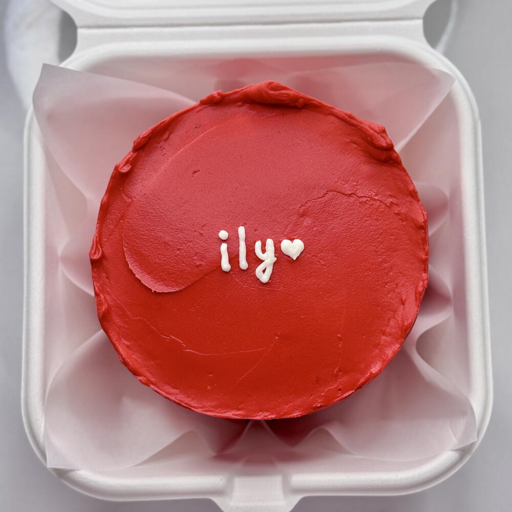 Бенто торт Я люблю тебя