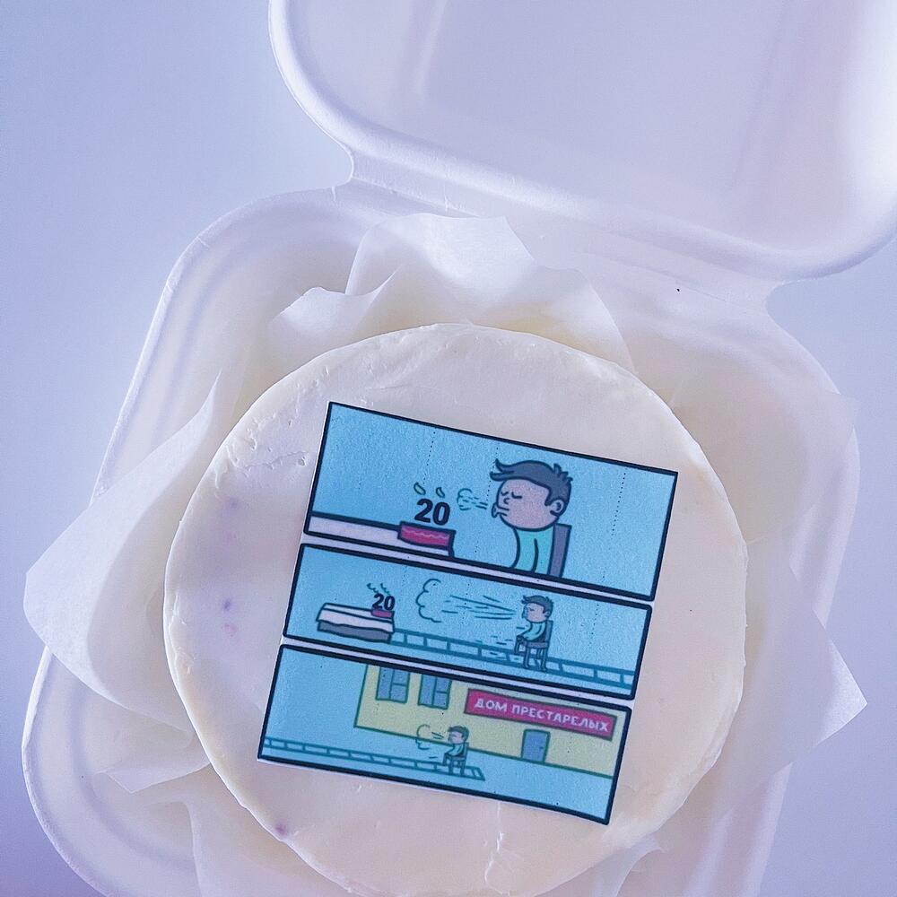 Бенто торт Задувай (дом престарелых)