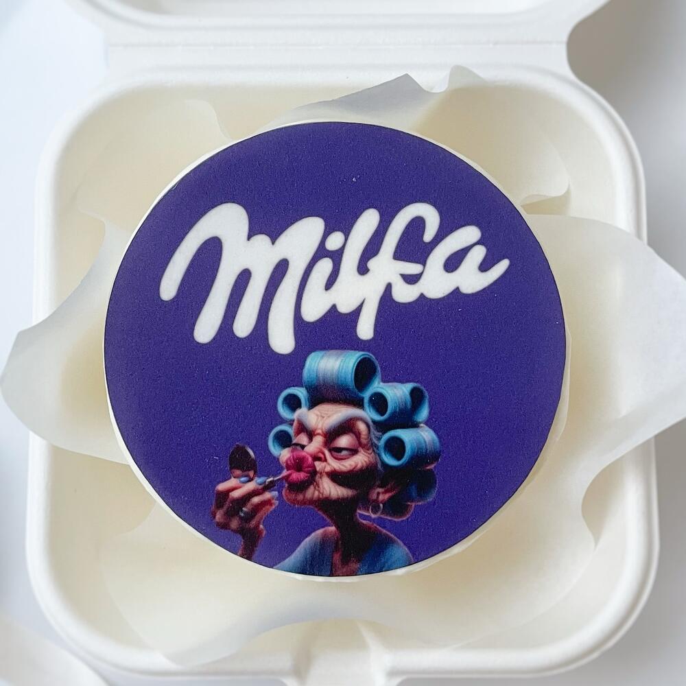 Бенто торт женский «Милфа», подарок с юмором подруге, сестре, девушке