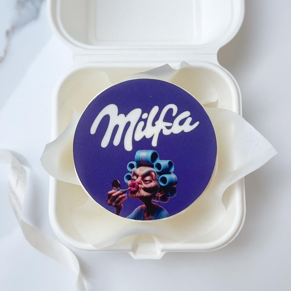 Бенто торт женский «Милфа», подарок с юмором подруге, сестре, девушке