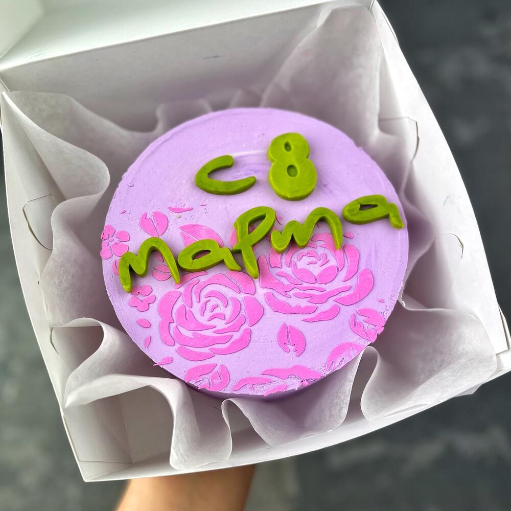 Бенто тортик 8 марта