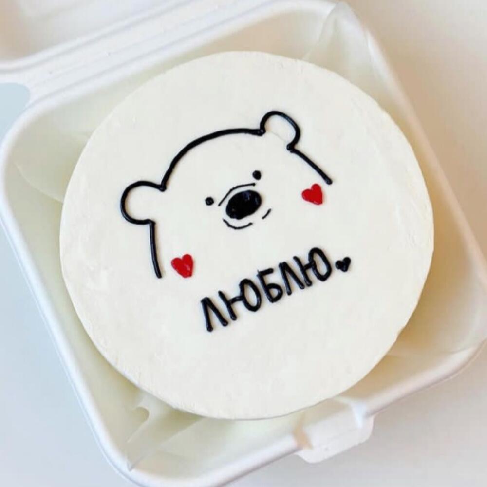Бенто тортик «Люблю»
