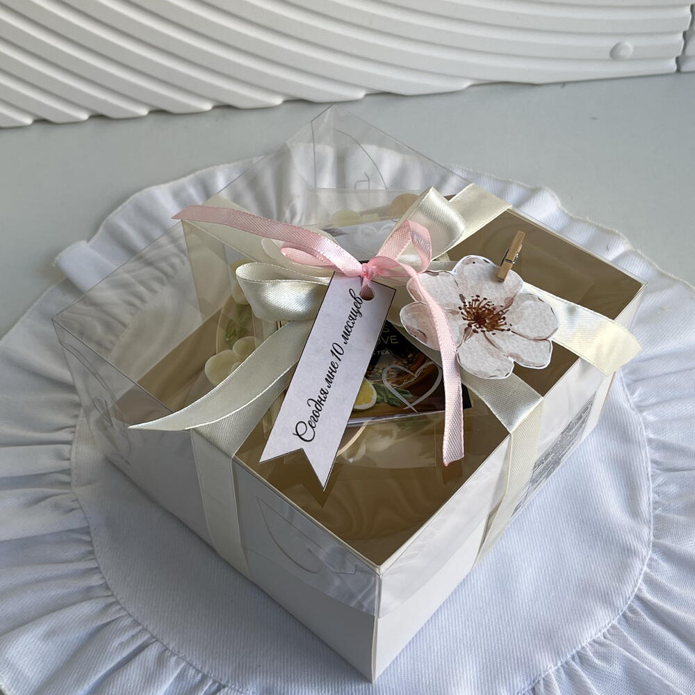 Бенто-торт/с цветами/на день рождения /для девочки