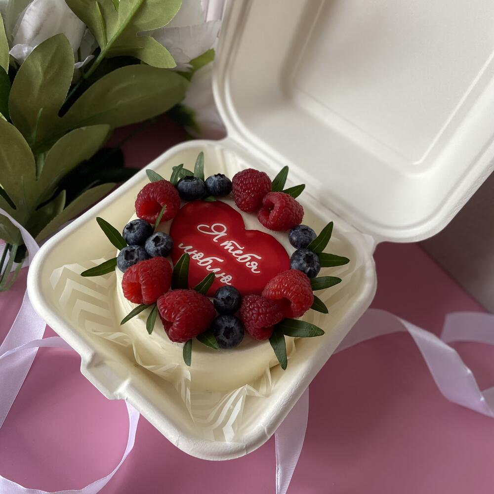 Бенто торт,,Я тебя люблю