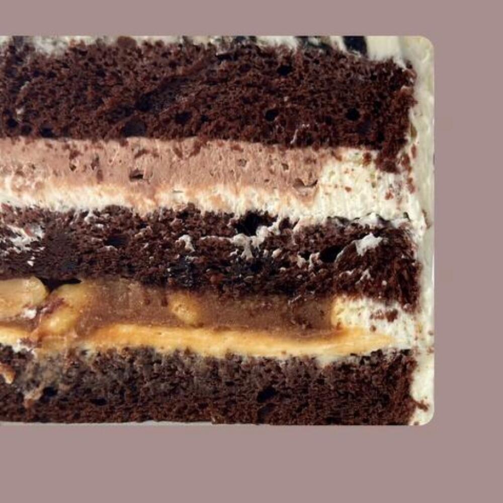 Большой Бенто торт 1 кг «любимой мамочке» с ягодами , бенто торт маме