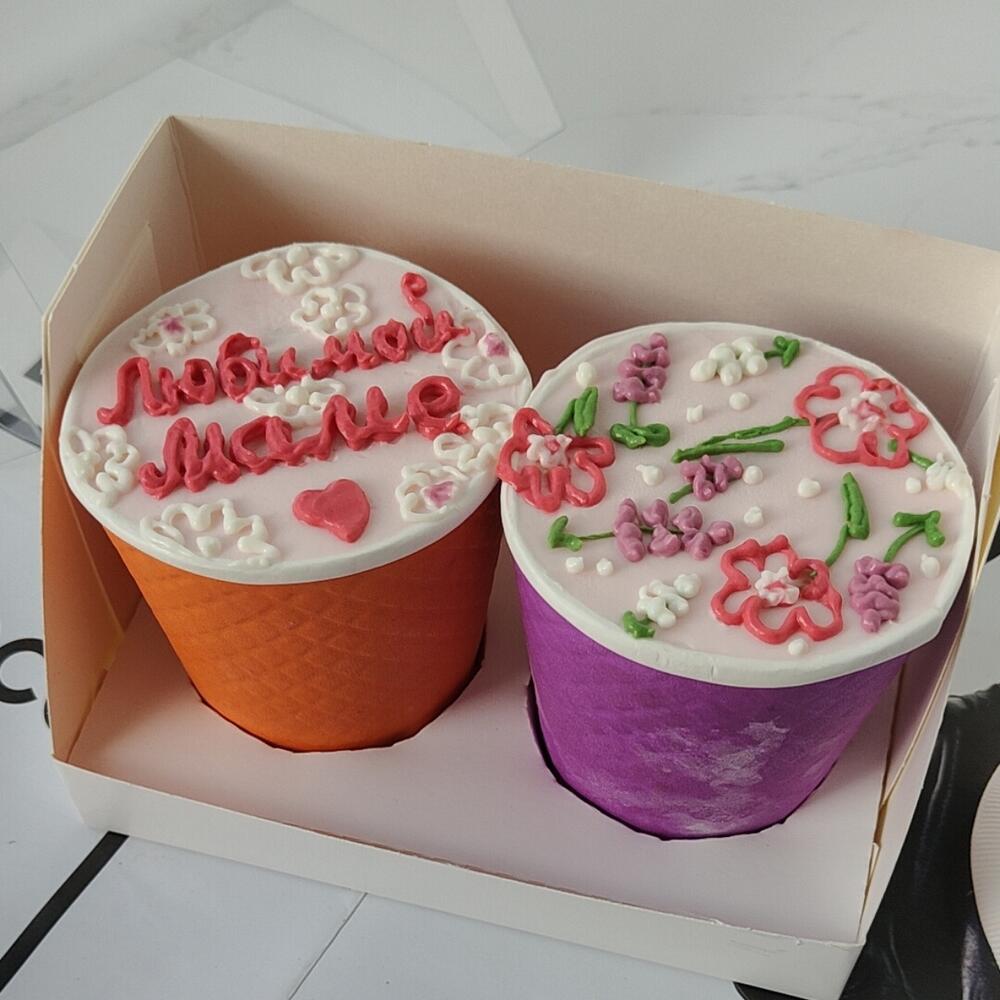 Cake ToGo Бенто-торт в стакане Любимой МАМЕ в подарок