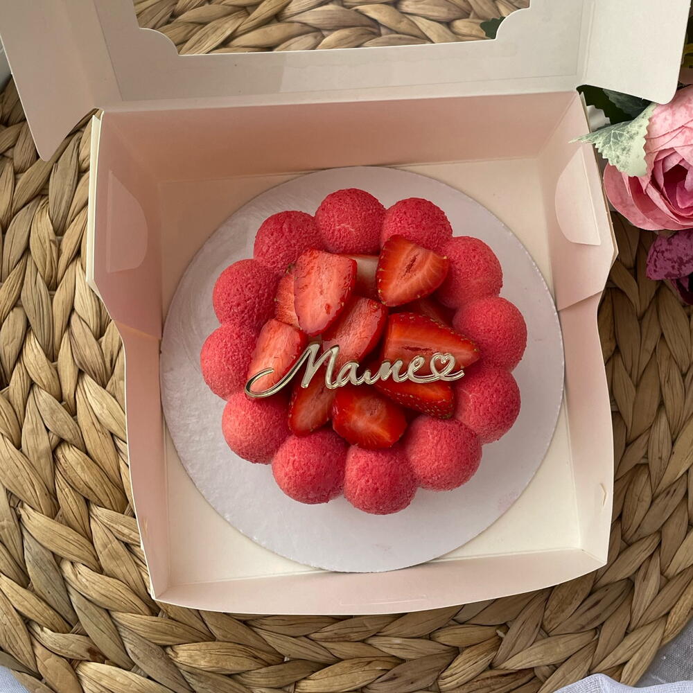 Муссовый бенто торт Маме , мамуле