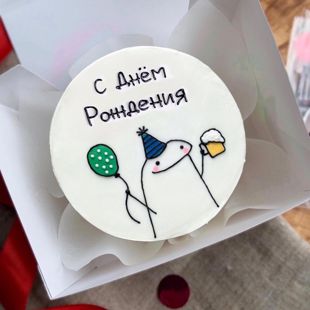 Прикольный бенто торт на день рождения