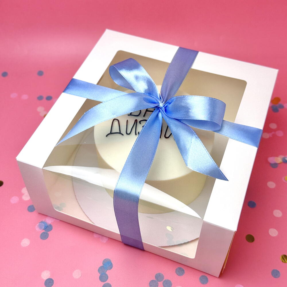 Торт 1 кг с вашим дизайном и надписью