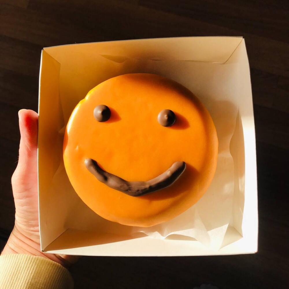 Торт Смайлик в бенто-коробочке