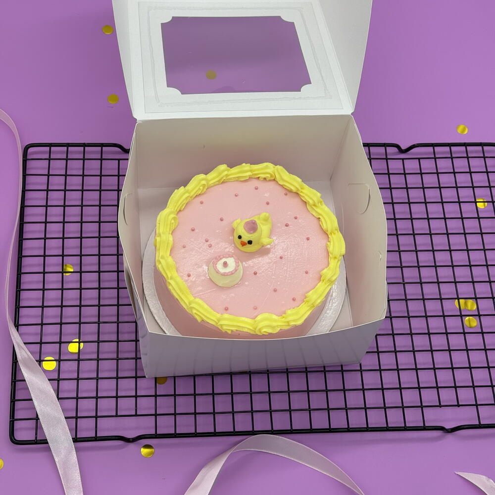 Яркий бенто торт "Цыпленок" в подарок на День рождения